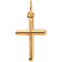 14K Yellow Gold Cross Pendantyellow 