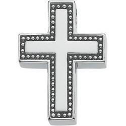 14K White Gold Religious Crosswhite 