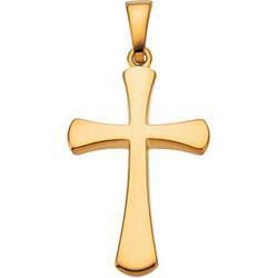 14K Yellow Gold Cross Pendantyellow 