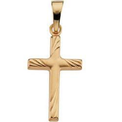 14K Yellow Gold Cross Pendantyellow 