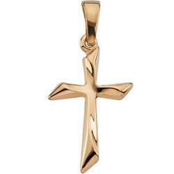 14K Yellow Gold Cross Pendantyellow 