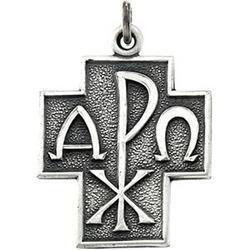 Sterling Silver Alpha Omega Crosssterling 