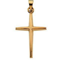 14K Yellow Gold Cross Pendantyellow 
