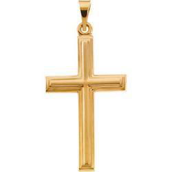 14K Yellow Gold Cross Pendantyellow 