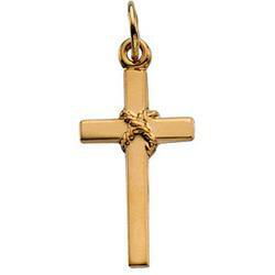 14K Yellow Gold Cross Pendantyellow 