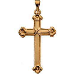 14K Yellow Gold Cross Pendantyellow 