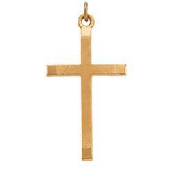 Yellow Gold Filled Cross Pendantyellow 