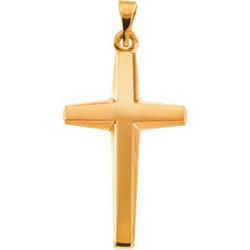 14K Yellow Gold Cross Pendantyellow 