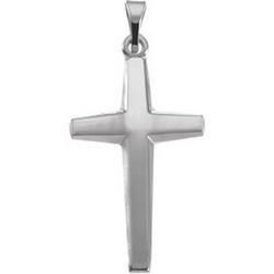 14K White Gold Cross Pendantwhite 