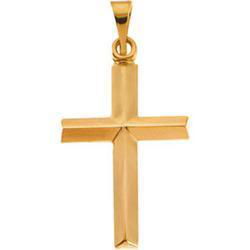 14K Yellow Gold Cross Pendantyellow 