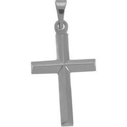 14K White Gold Cross Pendantwhite 