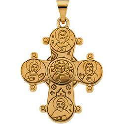 14K Yellow Gold Dagmar Cross Pendantyellow 