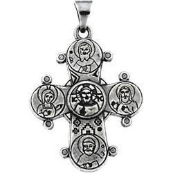 Sterling Silver Dagmar Cross Pendantsterling 
