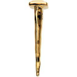 14K Yellow Gold Religious Nail Pendant - 37mmyellow 