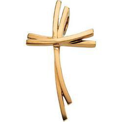 14K Yellow Gold Cross Pendantyellow 
