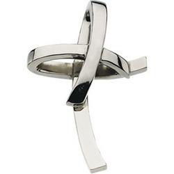 14K White Gold Cross Pendantwhite 