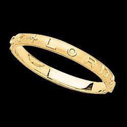 14K White Gold Lord Have Mercy Ringwhite 