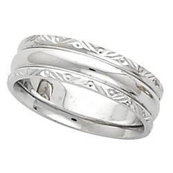 14K White Gold Bridal Duowhite 