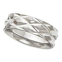 14K White Gold Bridal Duowhite 