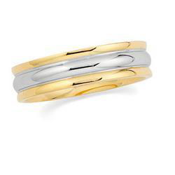 Platinum & 18K Yellow Gold Design Bandplatinum 