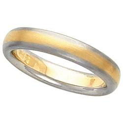 14K Two Tone Gold Bandtwo 