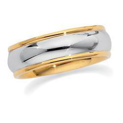 Platinum & 18K Yellow Gold Designer Bandplatinum 