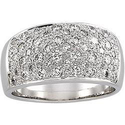 14K White Gold Diamond Ringwhite 