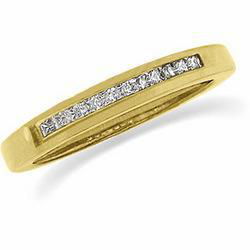 14K Yellow Gold Diamond Anniversary Band Ringyellow 