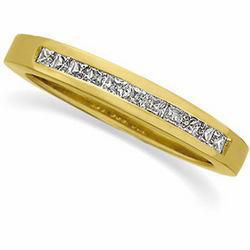 14K Yellow Gold Diamond Anniversary Band Ringyellow 