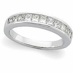 14K White Gold Diamond Anniversary Band Ringwhite 