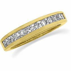 14K Yellow Gold Diamond Anniversary Band Ringyellow 