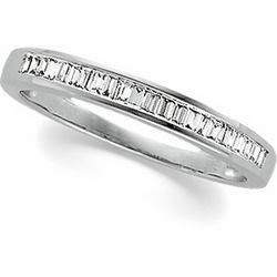 14K White Gold Diamond Anniversary Band Ringwhite 