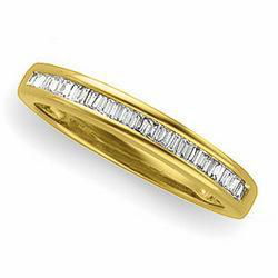 14K Yellow Gold Diamond Anniversary Band Ringyellow 
