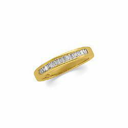 14K Yellow Gold Diamond Anniversary Band Ringyellow 