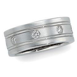14K White Gold Bridal Duo Ringwhite 