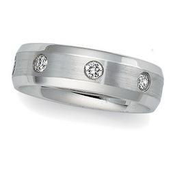 14K White Gold Bridal Duo Ringwhite 