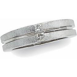 14K White Gold Bridal Duo Ringwhite 