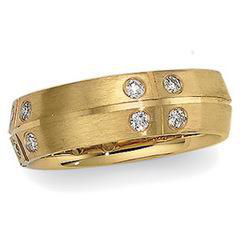 14K Yellow Gold Bridal Duo Ringyellow 