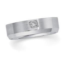 14K White Gold Bridal Duo Ringwhite 