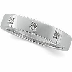 14K White Gold Diamond Bridal Duo Ringwhite 