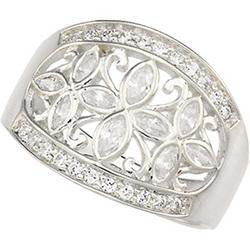 Sterling Silver Cubic Zirconia Ringsterling 