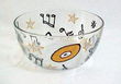 Musical Stars Design - Hand Painted - Serving Bowl - 6 inch diameter