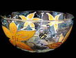 Sunflower Majesty Design - Hand Painted - Serving Bowl - 11 inch diameter