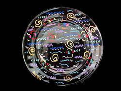 Under the Sea Design - Hand Painted - Platter/Serving Plate - 13 inch diametersea 