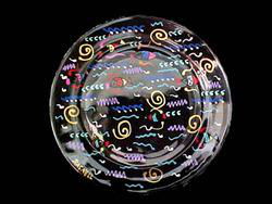 Under the Sea Design - Hand Painted - Dinner/Display Plate - 10 inch diametersea 