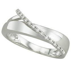 14K White Gold Diamond Ringwhite 