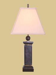 JADE SQ POST LAMP SS/14LCF 8.5jade 