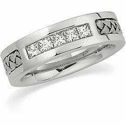14K White Gold Diamond Duo Ringwhite 
