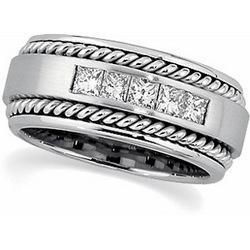 14K White Gold Diamond Duo Ringwhite 