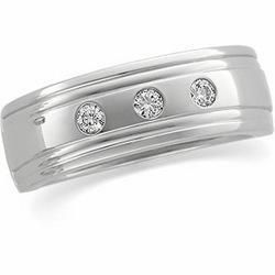 14K White Gold Diamond Duo Ringwhite 